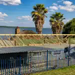 New roof structure installed on a lakeside property in Secunda